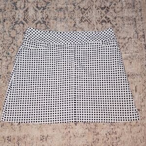 Tail Women's Golf Skort Navy and White Mod Print